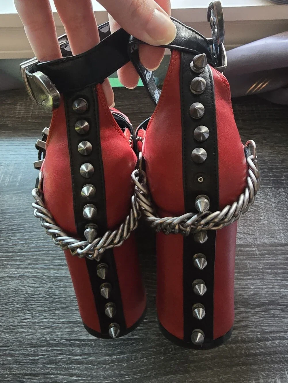 Lamoda Love Bleeds Platform Mary Janes